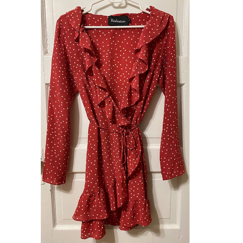 Realisation Alexandra Dress in Red Star